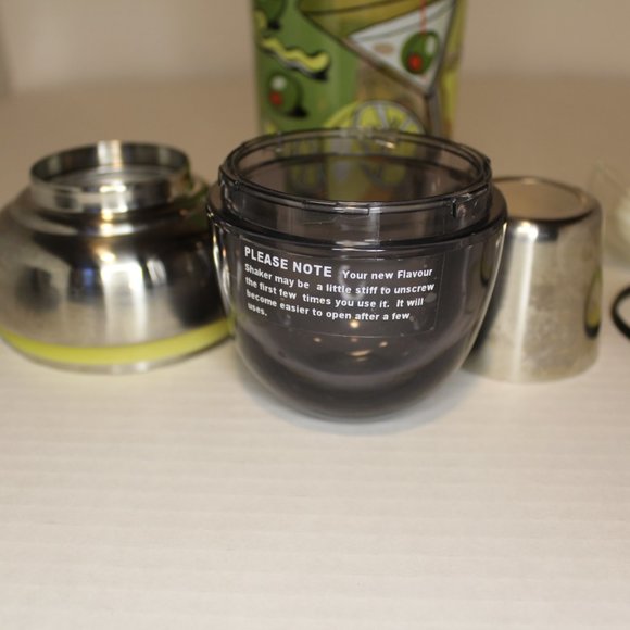 VTG 1950s glass and silver martini cocktail mixer retro - Picture 3 of 9